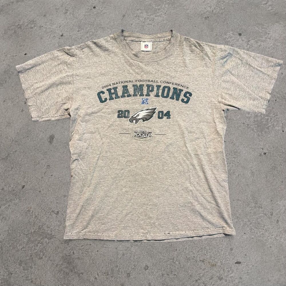 2004 NFL Philadelphia Eagles Super Bowl Champions Football Mens Size Large